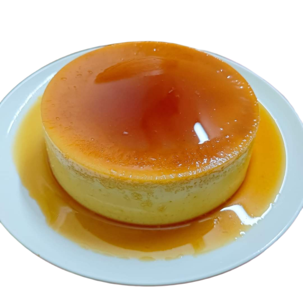 Saffron Cream Caramel Pudding (850g) - Image 2